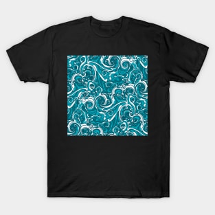 Wavy Seamless Pattern T-Shirt